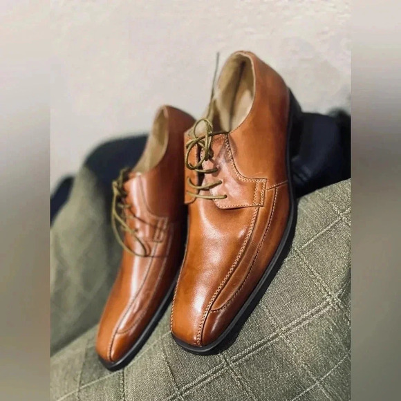 Fratelli Select Brown Oxford Leather Lace Up Dress Shoes Men Size 10 M NNB main image 11